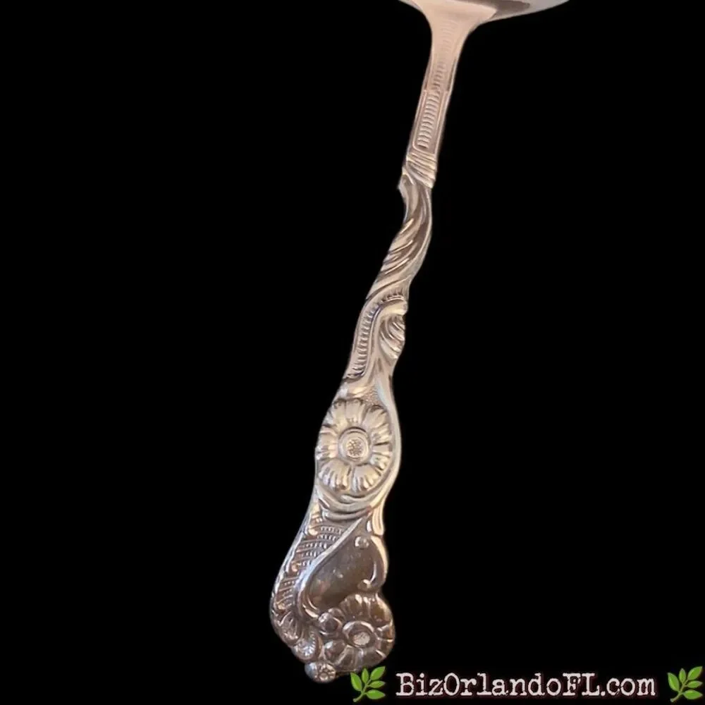 VINTAGE Nils-Johan Swedish Silverplated Bonbon / Berry Spoon / Small Cream Ladle
